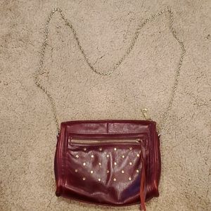 Lauren Merkin maroon crossbody